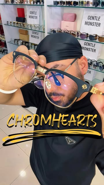 کروم هارتز نیم فریم - ChromeHearts